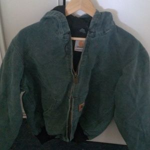 Carhartt green coat